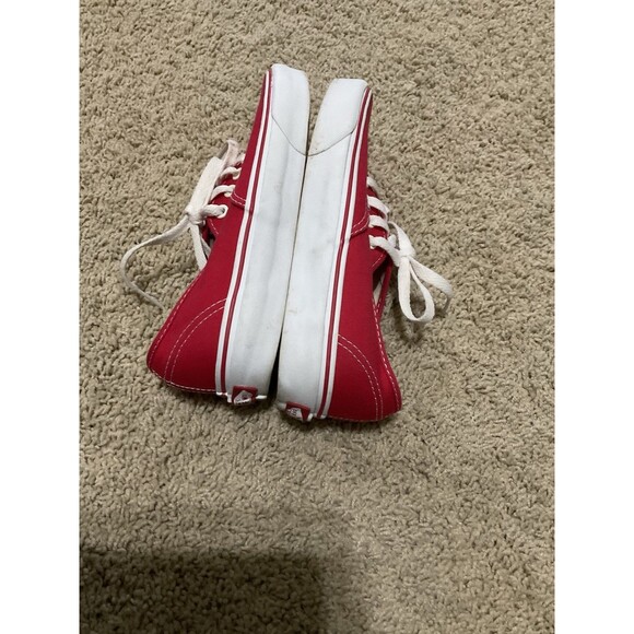 VANS Skate Sk8 UNISEX Shoes Men’s 6.5 Women’s 8 Red Canvas Lace Up Classic - Picture 4 of 7